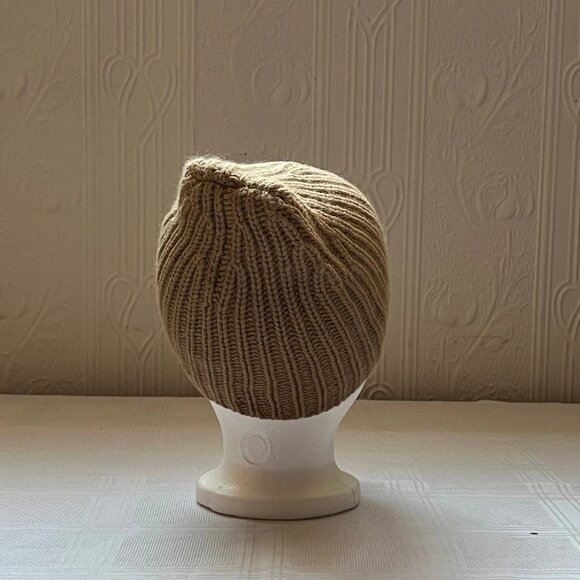 Vintage Club Monaco 100% cashmere winter hat beanie - Beige - Picture 3 of 3